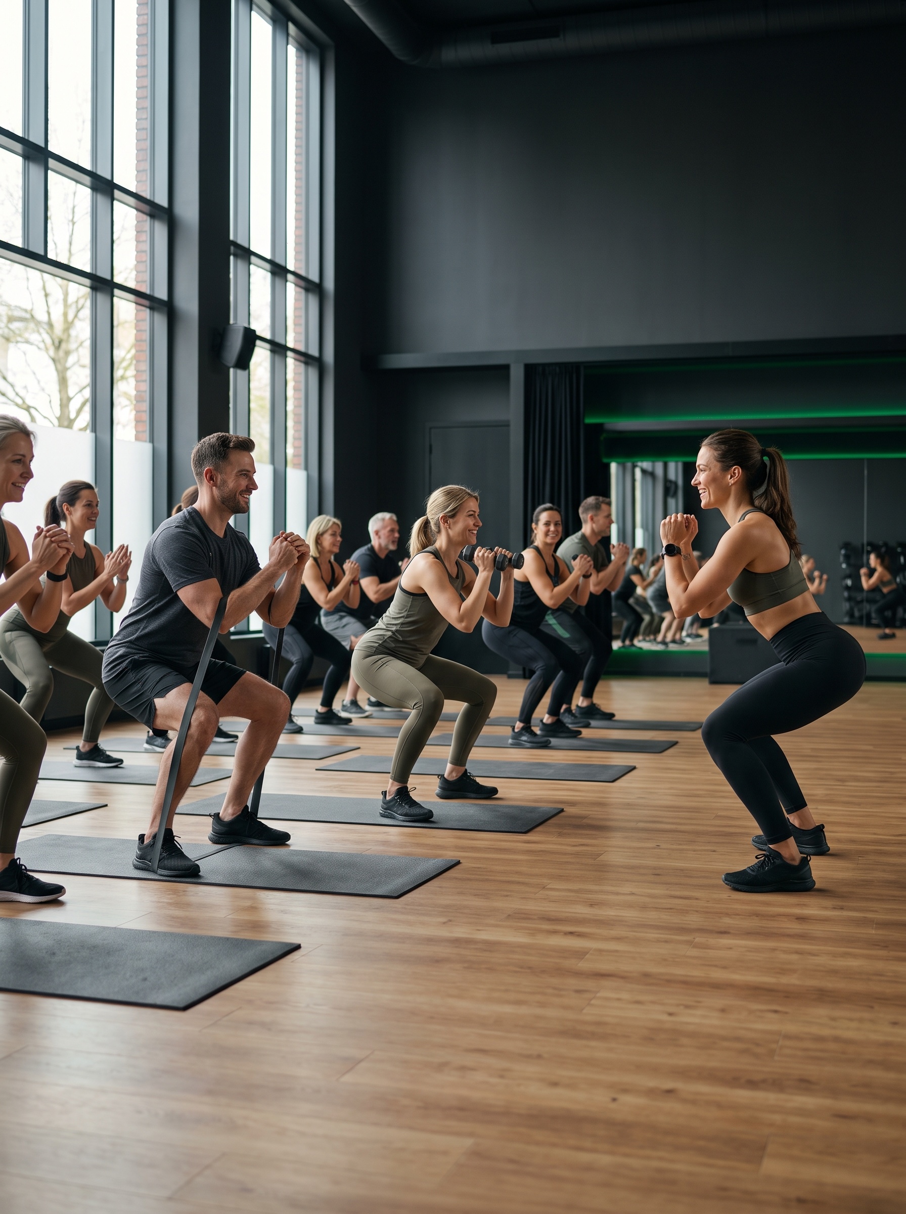Gemeinsames Kurstraining bei JonFit
